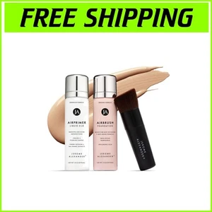 Lightweight MagicMinerals Airbrush Makeup Set with Anti-Aging Benefits - Dark - Picture 1 of 11
