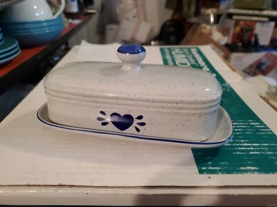 Farmhouse Vintage Style Butter Dish with Cover - Image 1 of 4
