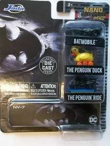 Jada 31616 Batman Nano Set - Batmobile + Penguin Duck + penguin Ride - Brand NEW - Picture 1 of 3