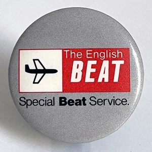 Vintage 1982 THE ENGLISH BEAT promo badge Special Beat Service button I.R.S. pin - Picture 1 of 2