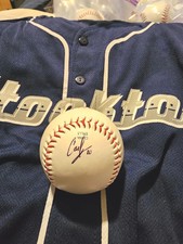 Carlos Antonio Guarate Oakland A’s Autographed Signed Baseball Stockton Ports 