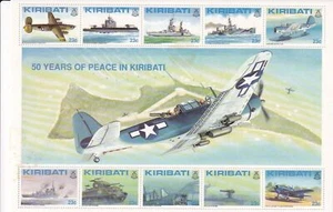 SA04 Kiribati 1993 50 Years of Peace in Kiribati souvenir sheet - Picture 1 of 1
