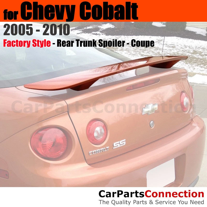 Primer ABS Rear Trunk Spoiler Wing For 2005-2010 Chevrolet Cobalt 2Dr Coupe - Image 1 of 1