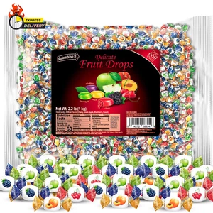 Delicate Fruit Drops, 4 Assorted Fruit Candy Flavors, Individually Wrapped, Idea - Picture 1 of 12
