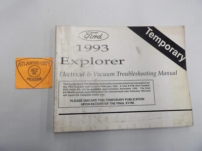 1993 年福特探险者临时电气和真空故障射击 — 第 1/4 张图片