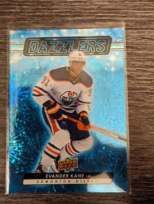 2023-24 Upper Deck Series 1 Evander Kane Blue Dazzlers DZ-15 - Image 1 of 2