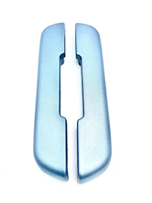1968-1972 Chevelle Armrest Pad Front, Light Blue, sold as pair - Image 1 of 3