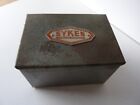 Vintage Sykes Empty Small Metal Tool Holder Box