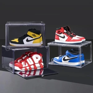 3 SCATOLE PORTA SNEAKERS - ESPOSITORE SCARPE - SCATOLA SCARPE BEST QUALITY - Foto 1 di 3