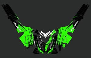 Wrap Graphics Kits VINYL DECALS Grapfix sticker 2016+ POLARIS AXYS Pro 010 - Picture 1 of 1