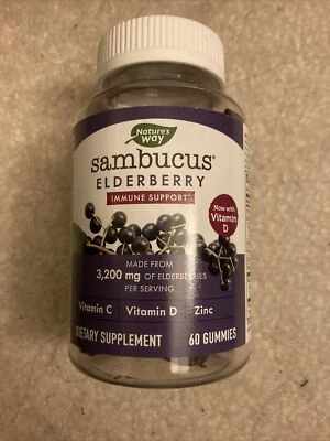 Gomitas Nature's Way Sambucus Saúco para Apoyo Inmunológico - 60 unidades Foto 1 de 3