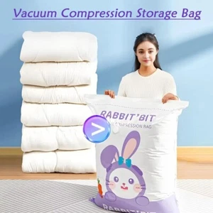 Reusable Clothes Quilt Packing Bag Vacuum Seal Storage Bag Clothes Organizer - Picture 1 of 13