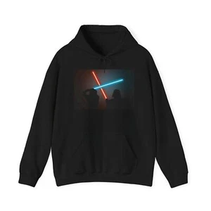 Light saber duel Hooded Sweatshirt - Picture 1 of 5