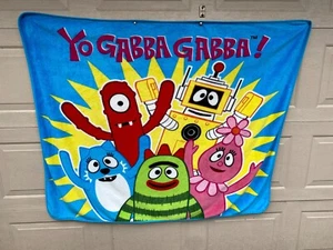 Yo Gabba Gabba Fleece Blanket Throw Toddler Kids. Measures 46" x 58". - Picture 1 of 2
