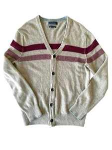 Banana Republic Cardigan Sweater Mens Italian Wool Size Medium - Picture 1 of 4