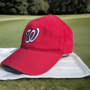 Washington Nationals Team MLB Baseball Red Strapback Hat Cap - Picture 1 of 19
