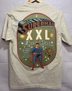 Vintage Shirt Superman DC Comics 1994 grau grau Herren Large Giant Tag TEE JAYS - Bild 1 von 9