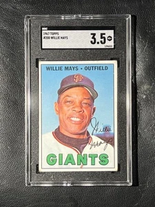Willie Mays 1967 Topps SGC 3.5 sehr guter Zustand + 200 - Bild 1 von 2