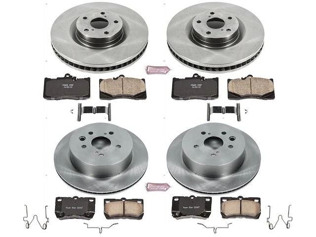 Kit de pastillas de freno delanteras y traseras y rotor para Lexus GS350 2010 2009-2011 TP138PK Foto 1 de 1