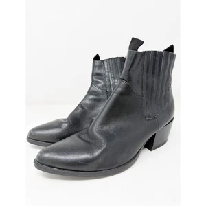 Vagabond Damen Schwarz Western Stiefeletten Größe 38 EUR / 7 US Cowgirl Boho - Bild 1 von 8