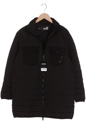 LOVE MOSCHINO cappotto donna giacca parka taglia EU 40 cotone nero #wdv5ay5