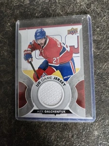 2017-18 Upper Deck Series 1 UD Game Jersey Alex Galchenyuk Card# GJ-AG - Picture 1 of 2