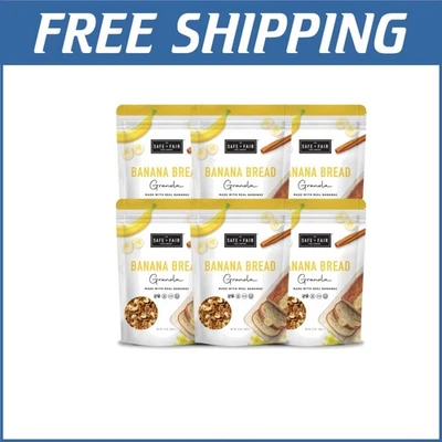 Deliciosa granola de pan de plátano - sin OGM y granos integrales - merienda o desayuno Foto 1 de 4