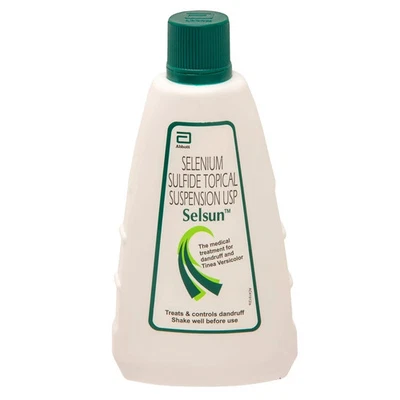 Selsun Suspension Shampoo: Entfernt Schuppen, reduziert Öl, stoppt Juckreiz. (120ml) - Bild 1 von 4