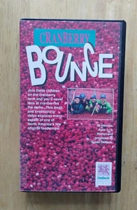 Cranberry Bounce - Rare VHS - 1991 - Cranberry Farm - Thanksgiving - Educational - Picture 1 of 5
