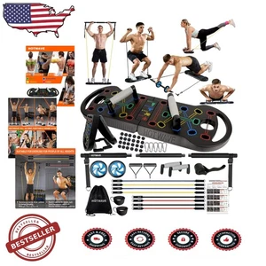 Tragbares Push Up Board Home Gym - Faltbares 20-in-1 Pro Krafttrainingsset - Bild 1 von 8