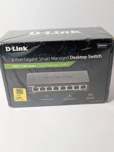 D-LINK 8 Port Gigabit Smart Managed Switch (Neu in OVP) - Bild 1 von 8