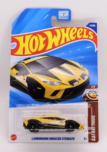 Coche fundido a presión Hot Wheels Lamborghini Huracan Sterrato amarillo modo Safari 41/250 - Imagen 1 de 7