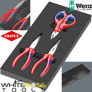 Wera EVA Foam Insert Knipex Pinze Set 2 9781 3pz Forbici Forbici Pinza da Taglio - Foto 1 di 4