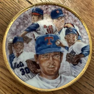 Vintage Nolan Ryan "Miracle Man" 1991 Sports Impressions Mini Plate 4 1/4 - Picture 1 of 2