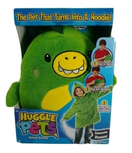 HUGGLE PET HOODIE TOLLER DINOSAURIER HUGGLE PETS GRÜN DINO TIER HOODIE - Bild 1 von 7