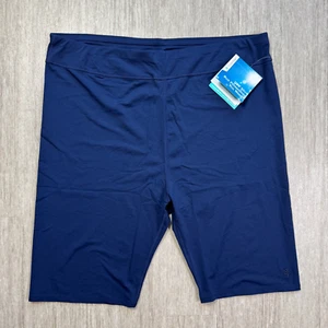 Coolibar Deep Water Swim Shorts UPF 50+ Womens 2XL NWT Blue Outdoor Beach - Picture 1 of 9
