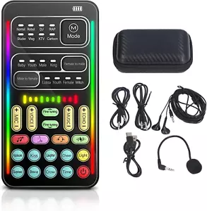 Cambia Voce Modulatore Vocale I9 Voice Changer Set Multifunzione Ancoraggio Portatile - Foto 1 di 1