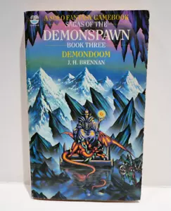 Demondoom 1st Edition Demonspawn- 3 by J.H. Brennan Fantasy Gamebook Book 1985 - Bild 1 von 11