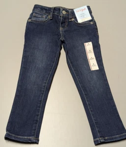 Cat and Jack Girls Skinny Mid Rise Dark Wash Jeans ( Choose Size) - Picture 1 of 2