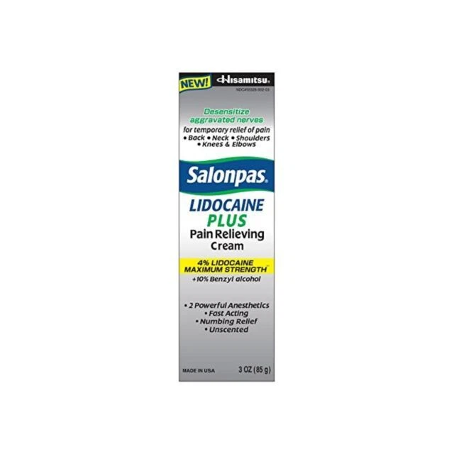 SM Salonpas Lidocaine Plus Pain Relieving Cream 3 Ounce Tube - Image 1 of 1