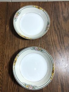 (2) Vintage Noritake China CROYDON 5.25" BERRY/FRUIT/DESSERT BOWLS Japan - Picture 1 of 3