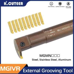 Internal Grooving Bar Cutting Tool Hole Slotting Tool Lathe Cutter Steel Plates - Picture 1 of 20