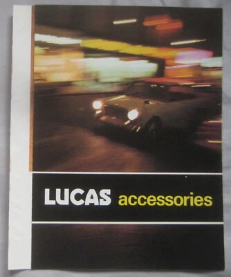 1971 Lucas accessories Brochure part No. 600M/871/JU - Image 1 of 3