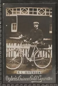 OGDENS GUINEA GOLDS-CICLISTAS BASE M 1899-#38- JEFFERSON - Imagen 1 de 2