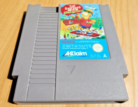 The Simpsons Bart vs. the Space Mutants NES Nintendo UK PAL A Version NUR Cart