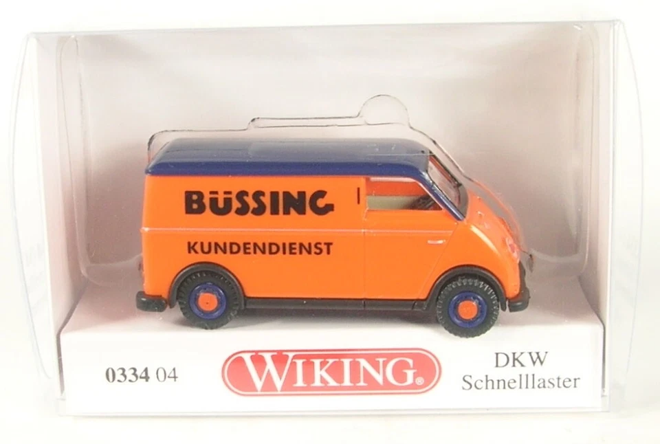 Коробка для быстрой транспортировки Dkw фургон Büssing обслуживание клиентов 1955-1962 1:87 Wiking - Изображение 1 из 1