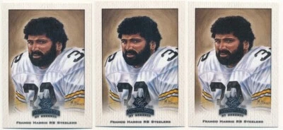 FRANCO HARRIS LOT OF (3) 2002 DONRUSS GRIDIRON KINGS #159 STEELERS MINT SP - Image 1 of 2