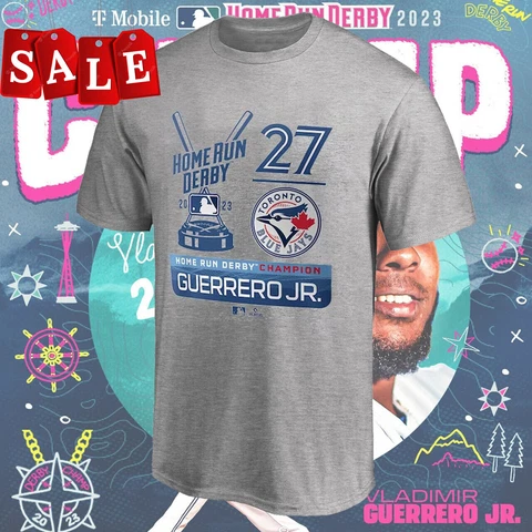 HOT! Vladimir Guerrero Jr. Toronto Blue Jays 2023 Home Runs Champs T-Shirt S-3XL Cover