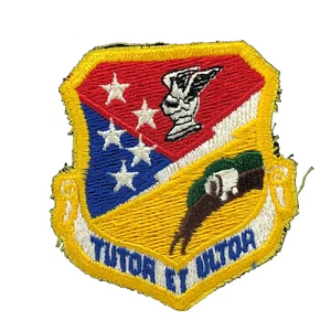 Militär Patch Vintage Air Force USaf Militaria USA Gold Tutor et Ultra Stars Flugzeug - Bild 1 von 2