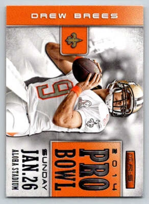 2014 Rookies and Stars Pro Bowl #1 Drew Brees (ref 220406) - Image 1 of 2